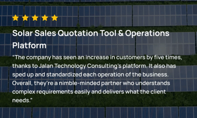 Better - Solar Quotation and CRM System