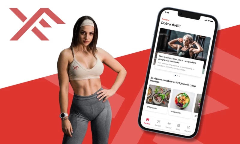 XFE fitness and nutrition app