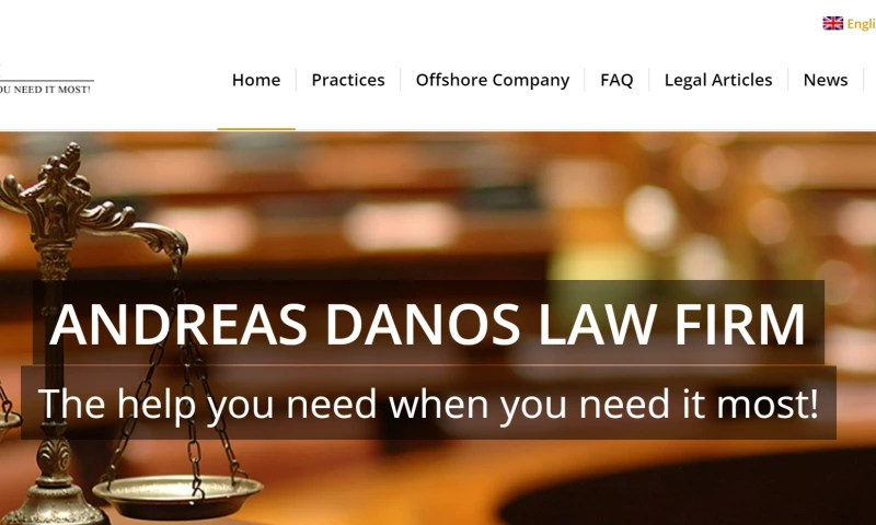 Danos Law Firm Website & SEO