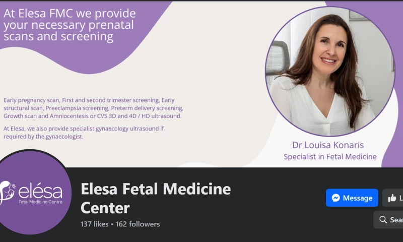 Elesa Fetal Medicine Center Social Media Marketing