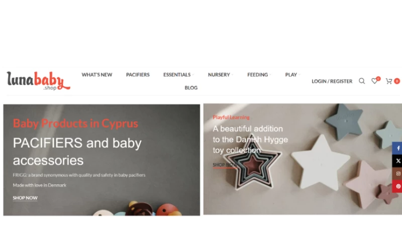 Ruxbo Ltd - Lunababy Website