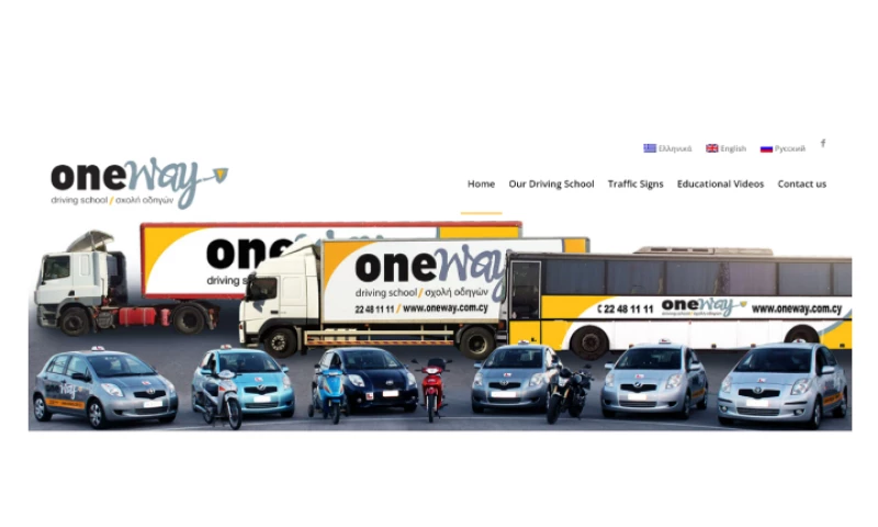 Ruxbo Ltd - One Way Driving School Website