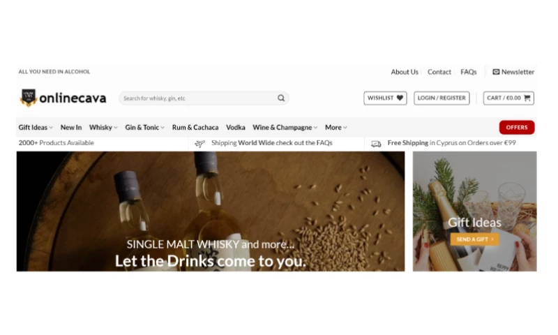 Ruxbo Ltd - Online Cava Website