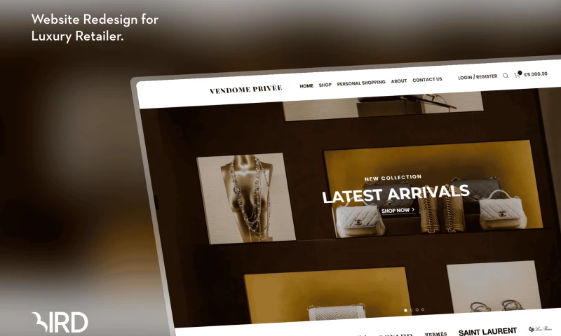 Elevating Luxury Retail: A Sophisticated Online Platform