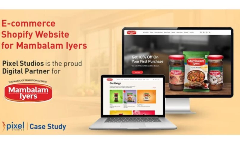 Pixel Studios - Building an E-commerce Website for Mambalam Iyers on Shopify