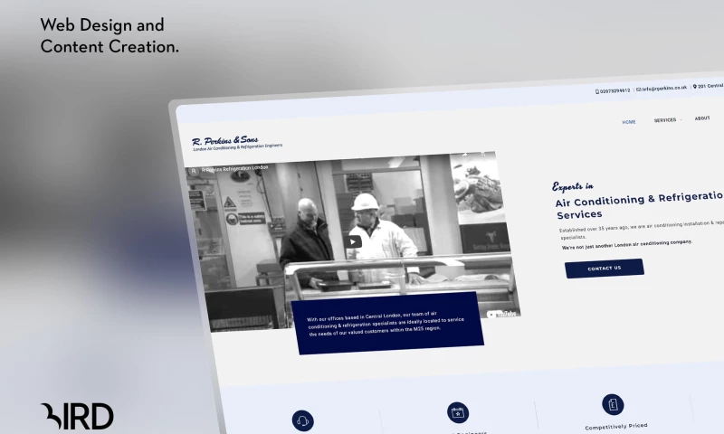 Bird Marketing - A Modern Website for a Historic CompanyR. Perkins & Sons