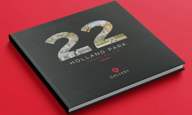High-end coffee-table book for sales presentation