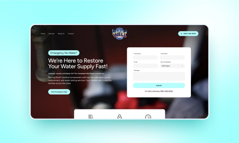 No Water Well Solution