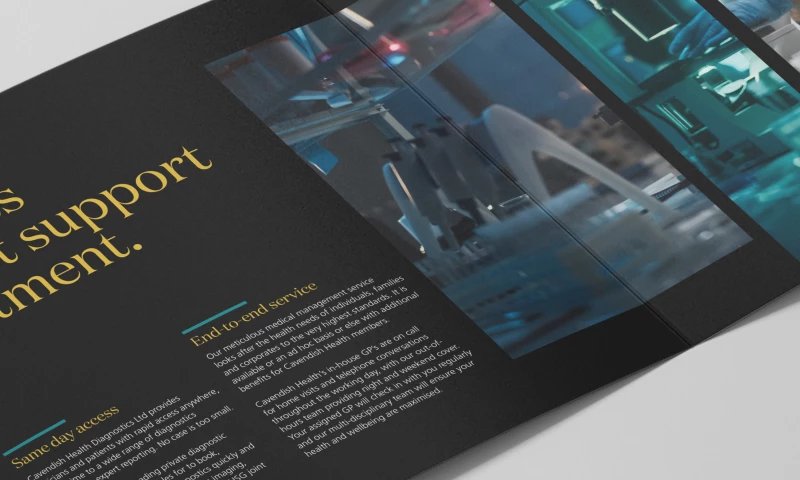 Surgerycreations Ltd - Brochure design for concierge health provider