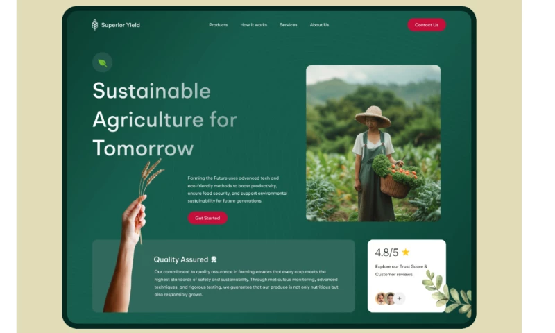 Redlio Designs - Superior Yield - Sustainable Agriculture Website Design & Development