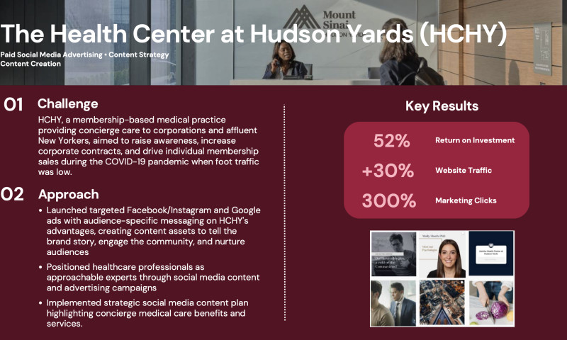 SLT Consulting - The Health Center at Hudson Yards