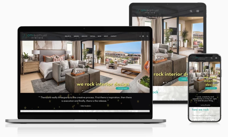 Interior Design Website Design