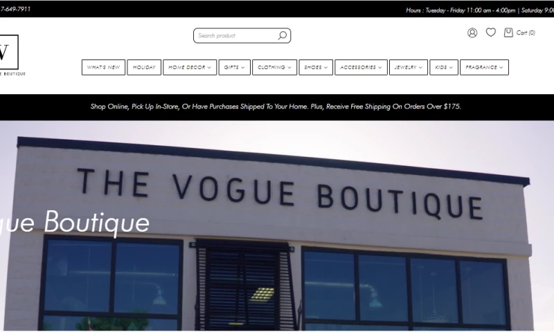 E-Commerce Store For Boutique