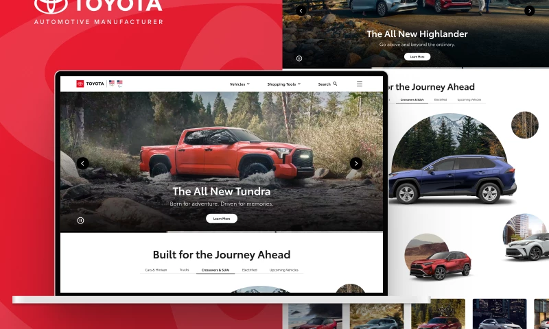 Black Flag Creative - Toyota Website Redesign