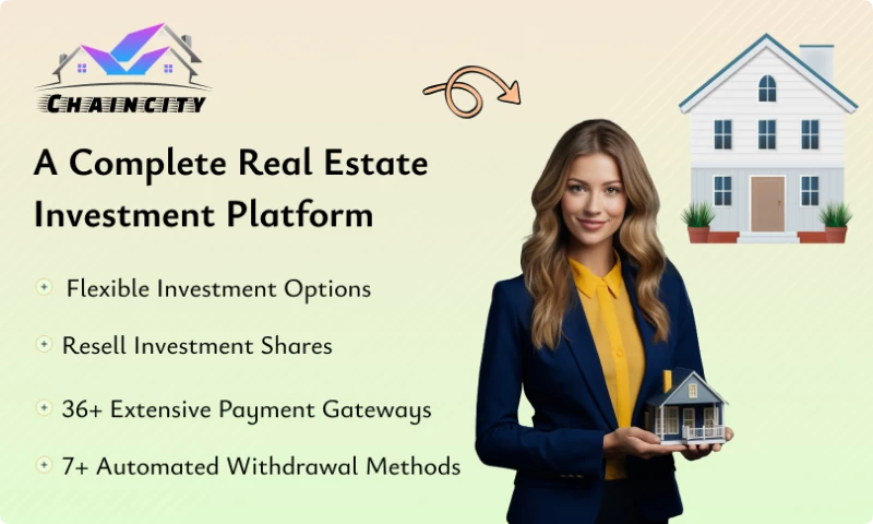ChainCity - Real Estate Investment Flutter App ( Android,IOS )