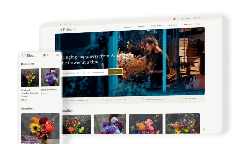 Klein Media - Custom Shopify for a local & online Florist