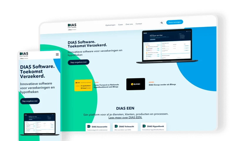 Klein Media - Custom Wordpress website for an insurance SaaS