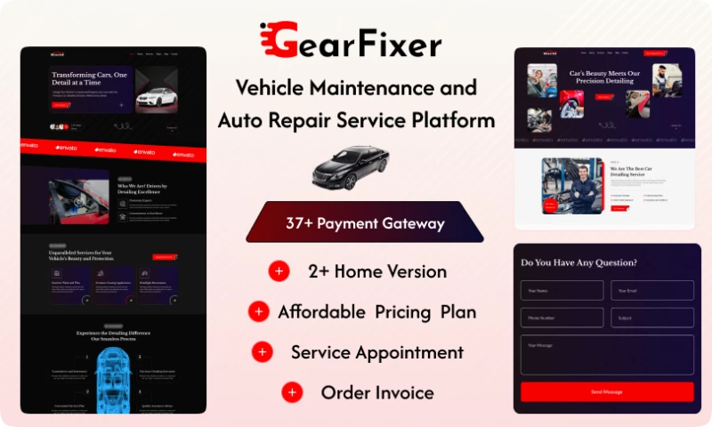 GearFixer - management platforms for independent auto repair services