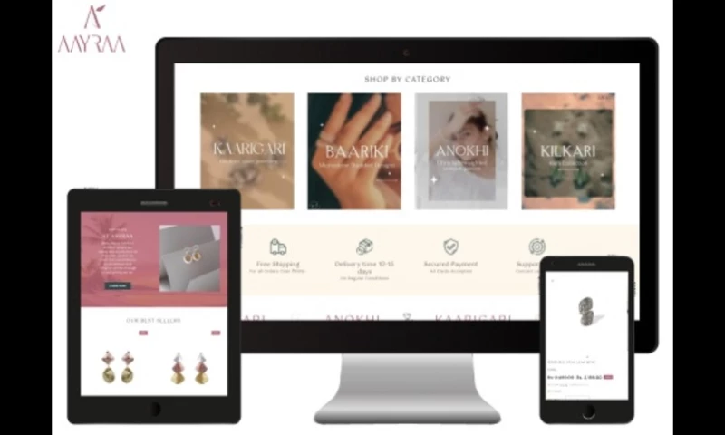 Shopify Store Design for Jewelry Brand