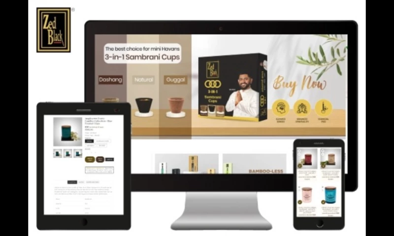 Shopify Store Design for ZedBlack Agarbatti Sticks