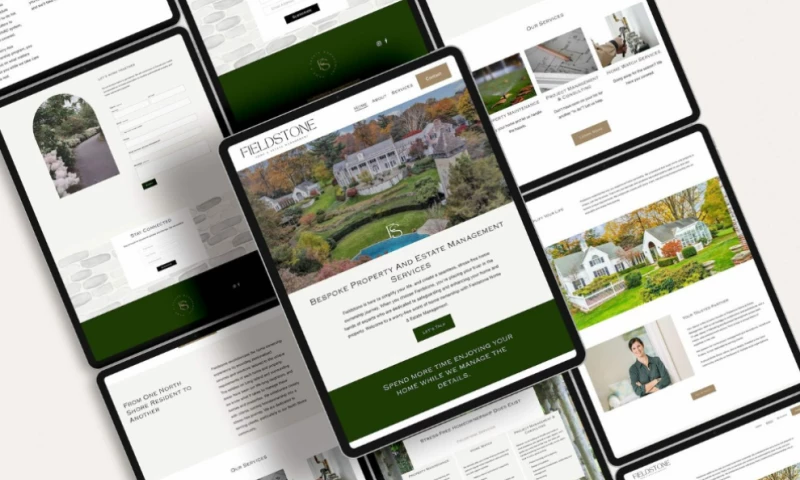 JKC Website Design - Fieldstone Home & Estate Management