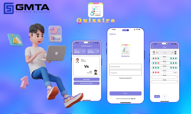 GMTA Software Solutions - Quizzire - Quiz Application
