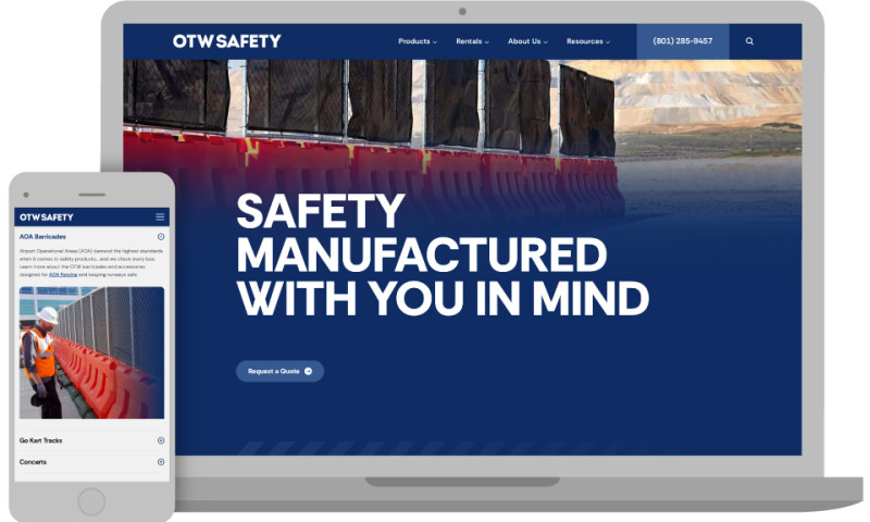 Wordpress Web Design for OTW Safety
