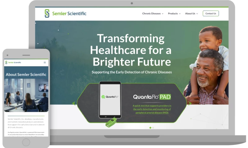 3 Media Web - Wordpress Web Design for Semler Scientific