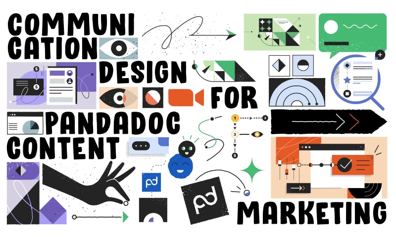 Communication design and illustrations for PandaDoc