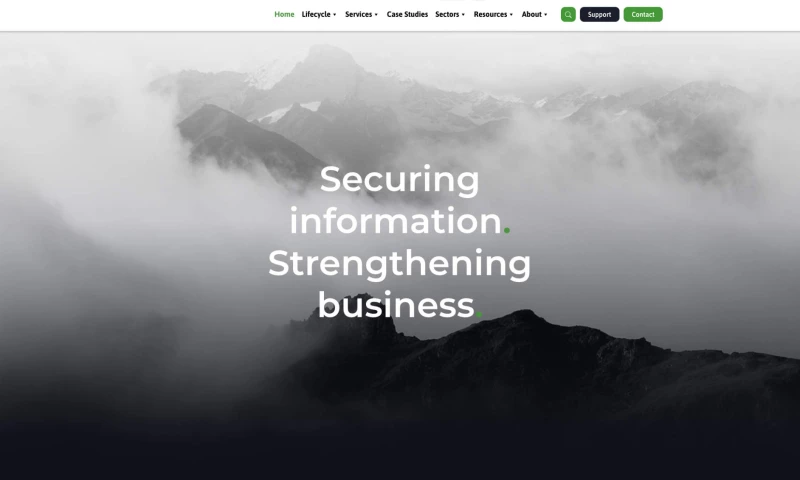 Submerge - Ascentor (web design)