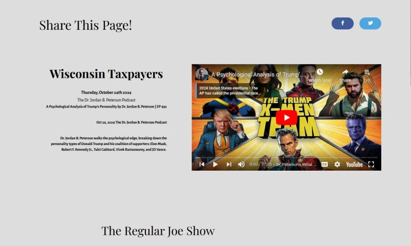 Real Wisconsin Website Design - Wisconsin Taxpayers