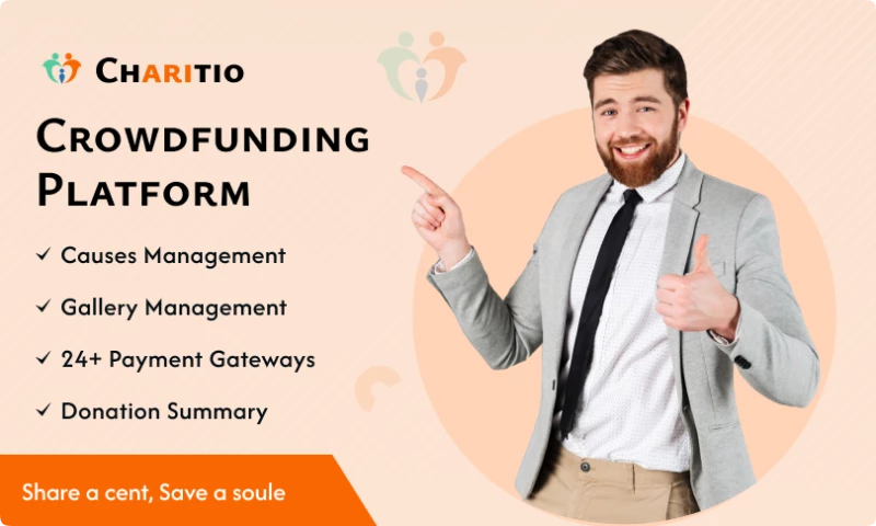 Charitio - Crowdfunding Platform for Startup Business