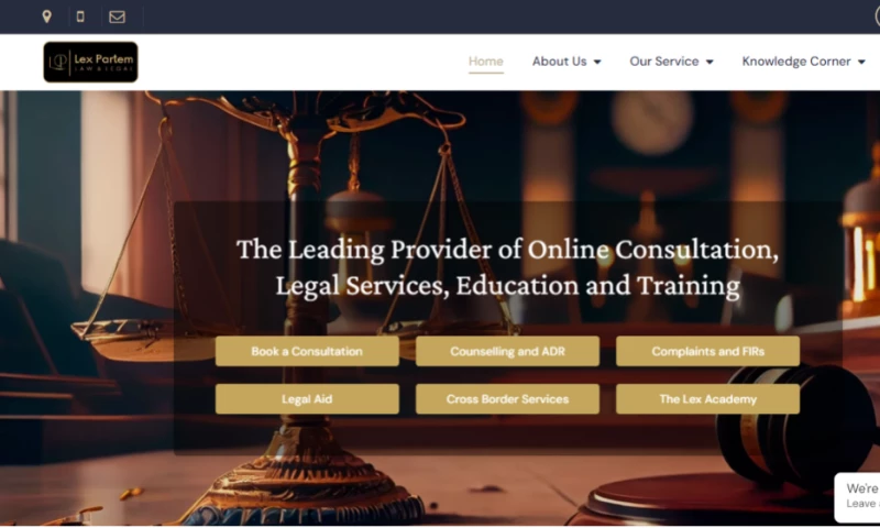 Liyan IT Solution - Law Firm Website Using CoreJS