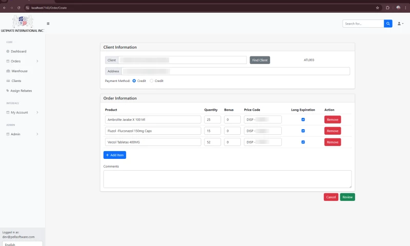 Cloud-based Order and Inventory Management Platform