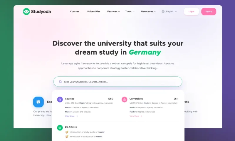 Tart Labs Private Limited - E-Learning Management Platform for Finding and Comparing Degrees