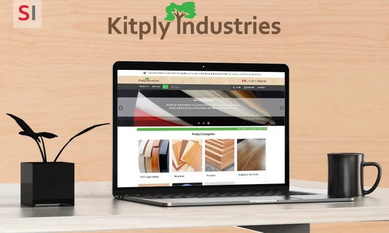 SynapseIndia Outsourcing - MERN Stack Custom E-Commerce Website for Kitply Industries, Canada