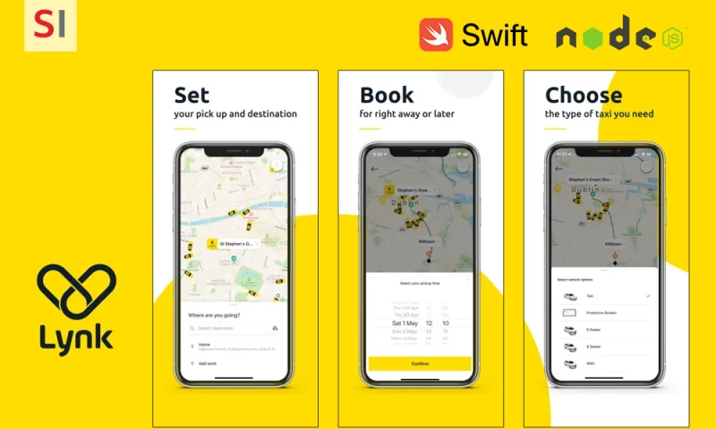 SynapseIndia Outsourcing - Taxi Booking App - iOS and Android