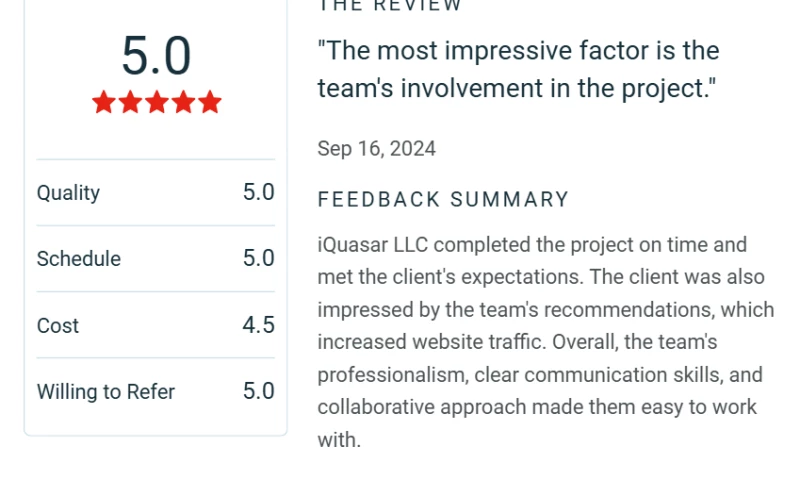 iQuasar - Lead Generation Web Tool for A Cybersecurity Firm