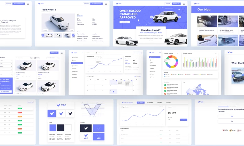IXD Büro - VAC. Rebranding and digital transformation of a Canadian car dealer