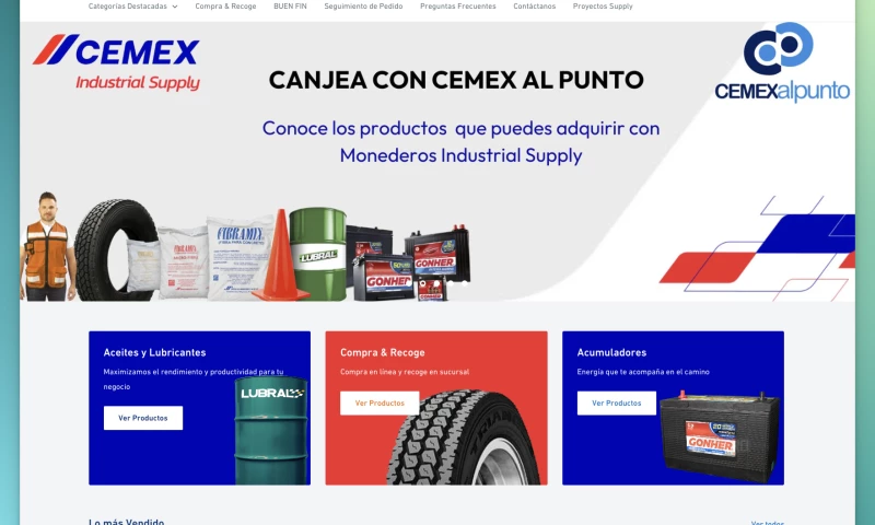 Acromático Development - eCommerce Development | CEMEX Supply