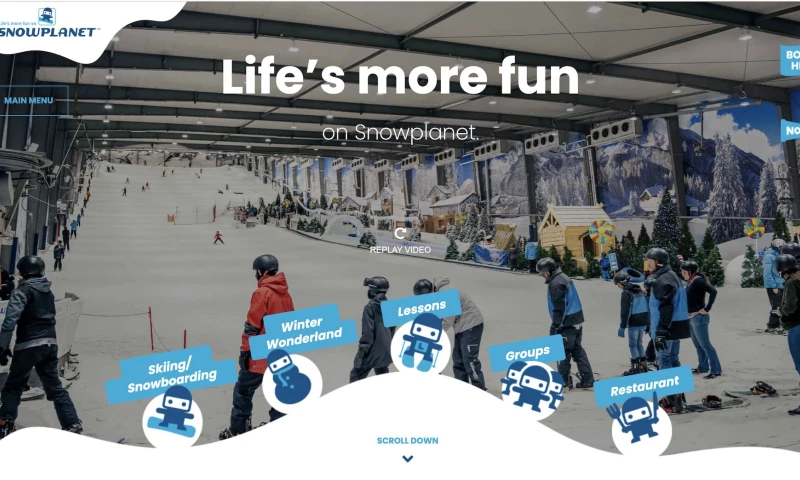 Forge Creative Limited - Snowplanet Website