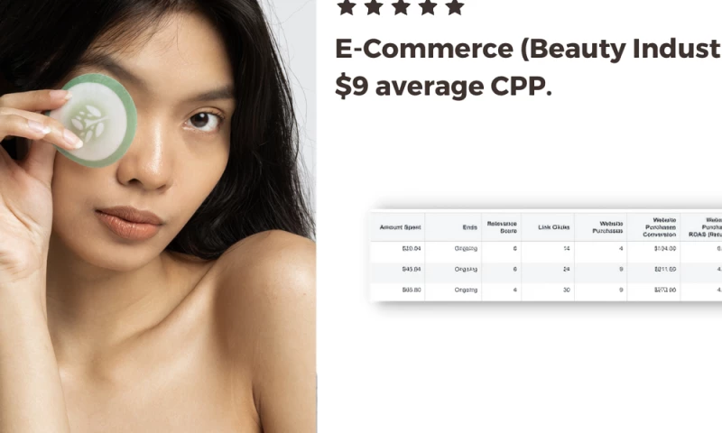 Facebook Ads | Beauty Industry. ROAS 506%