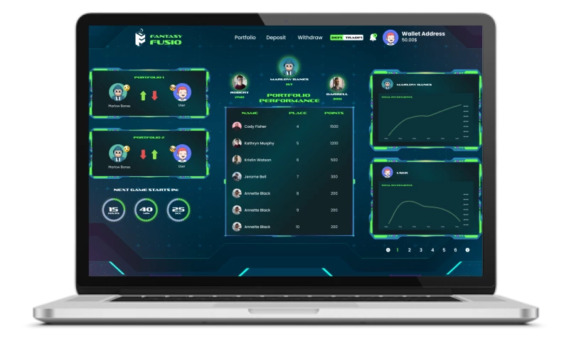 Fantasy Fusio Portfolios: gamified fintech