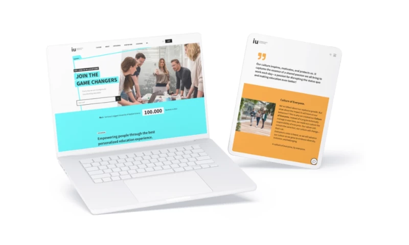 Webnique - IU international University Career Website