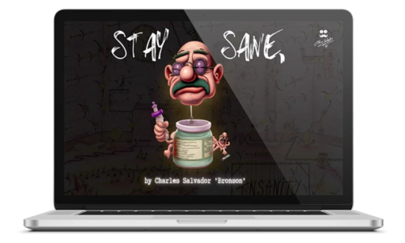 Pixelette Technologies - Stay Sane: Salvador Art as NFTs and Physical Works