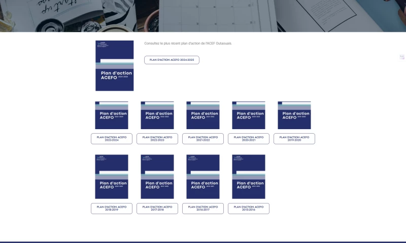 Heavenkeys Ltd. - ACEF Outaouais Website Redesign