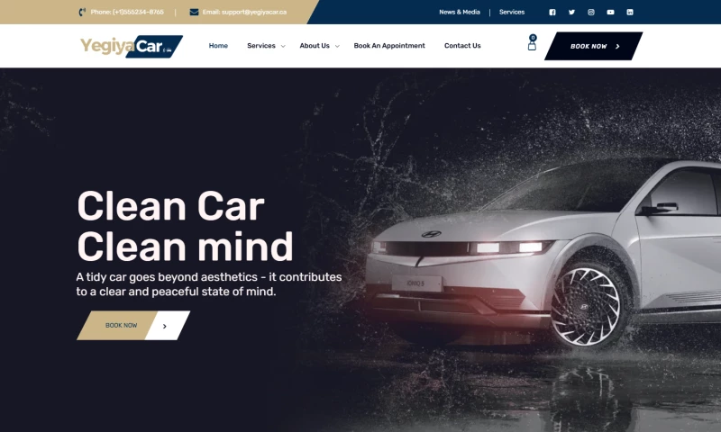 Heavenkeys Ltd. - YegiyaCar Website Redesign