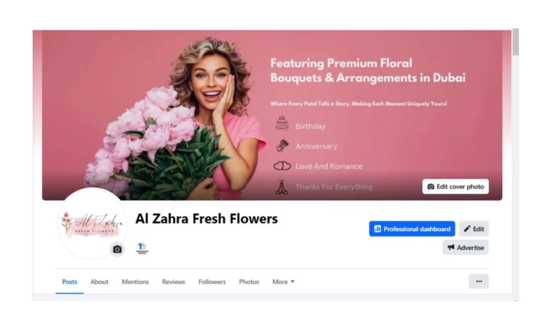 Soharon Infotech - Al Zahra Fresh Flowers
