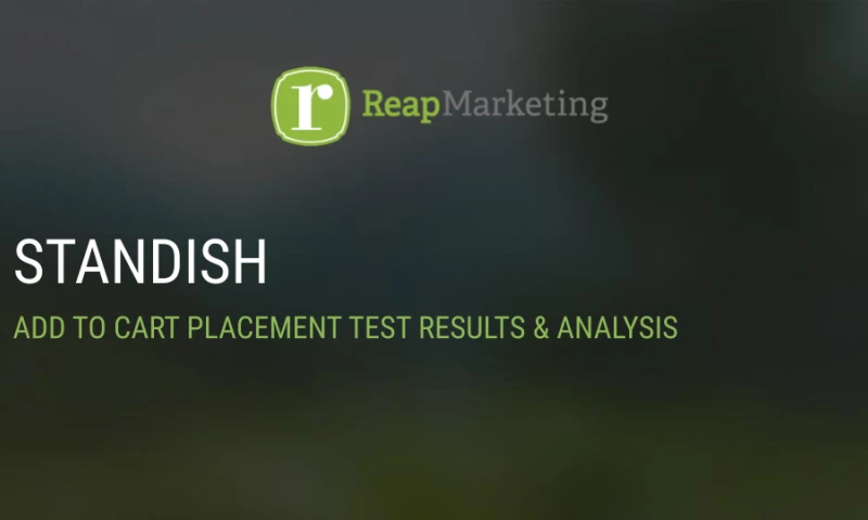 Reap Commerce - ADD TO CART PLACEMENT TEST RESULTS & ANALYSIS