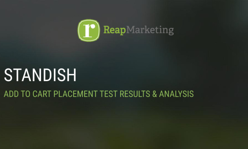 Reap Commerce - ADD TO CART PLACEMENT TEST RESULTS & ANALYSIS
